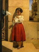 Нищая девочка-испанка. 1852  - Сорокин