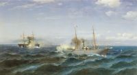 Бой парохода «Веста» с турецким броненосцем «Фетхи-Буленд». 1881 - Судковский
