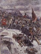 Переход Суворова через Альпы. 1898 - Суриков