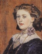 Портрет молодой женщины. 1911 - Суриков