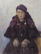 Портрет хакаски. 1909 - Суриков