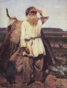 Старик-огородник. 1882 - Суриков