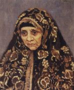 Старуха в узорчатом платке. 1886 - Суриков