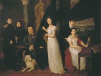 Семейный портрет графов Морковых. 1813 - Тропинин