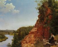 Вид на реке Тосно. 1827  - Тыранов
