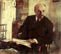 Портрет В.И.Ленина. 1918  - Фешин