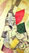 chagall_cubist_landscape_1918 - Шагал
