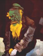 chagall_jew_in_green_1914 - Шагал