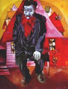 chagall_jew_in_red_1915 - Шагал