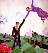 chagall_the_promenade_1917 - Шагал