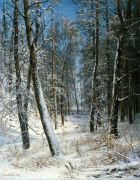 Зима в лесу, иней 1877 40,8х25,3 - Шишкин