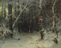 Зимний лес - Шишкин