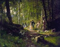 Прогулка в лесу 1869 34.3х43.3 - Шишкин