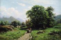 Швейцарский пейзаж 1866 62.5х93,5 - Шишкин