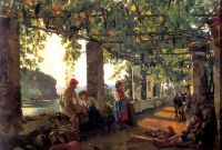 Веранда, обвитая виноградом. 1828  - Щедрин