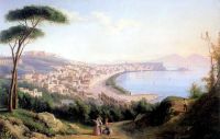 Вид на Неаполь с дороги в Позилиппо. 1829  - Щедрин