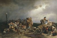 «Привал арестантов», (1861) — Государственная Третьяковская галерея. - Якоби
