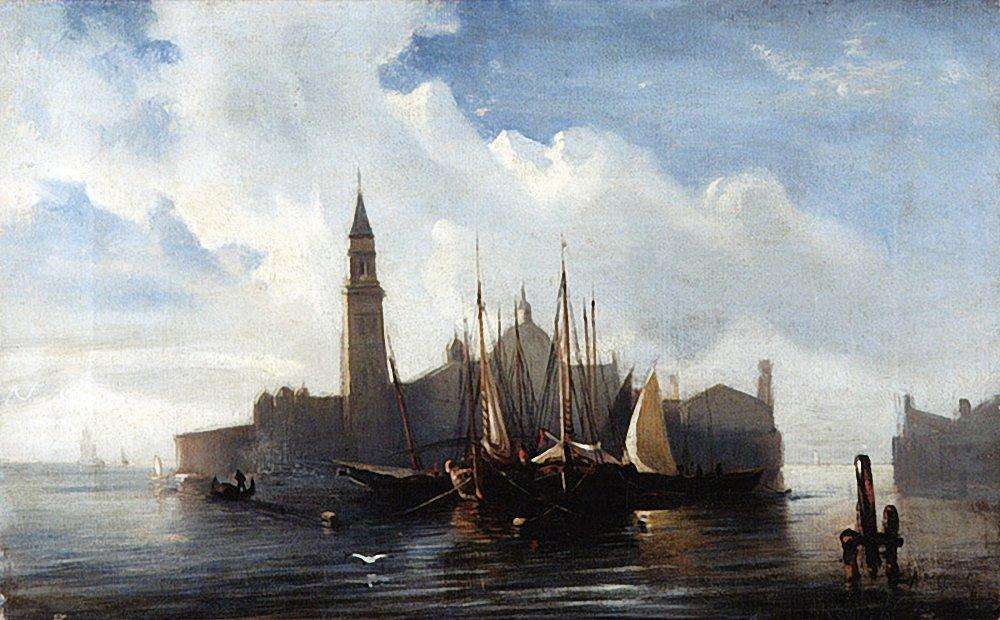 Вид Венеции. 1850 - Боголюбов Алексей Петрович