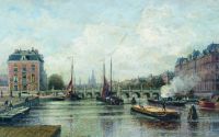 Город на реке. Амстердам. 1870-е - Боголюбов