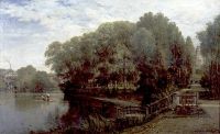 Жуков пруд в Москве. 1880 - Боголюбов
