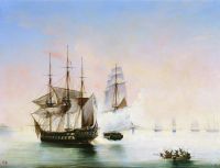 Захват катером Меркурий шведского фрегата Венус 21 мая 1789 года. 1845 - Боголюбов
