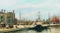 Порт. Венеция. 1860 - Боголюбов