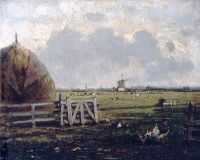 Сельский вид около Гааги. 1870-е - Боголюбов