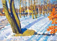 1921 Мартовский снег. Х., м. - Грабарь