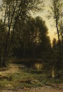 Речная заводь в лесу 1889-1890 52х47 - Шишкин