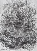 Ручей в лесу 1880-е 66х41,5 - Шишкин